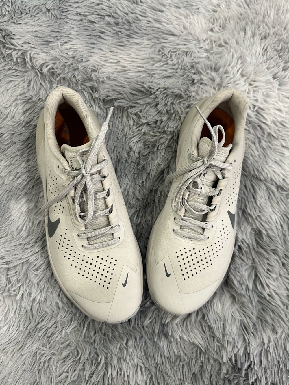 Nike Men's Training Shoe - Light Cream with Gray Swoosh Nike Air Zoom TR1 - Picture 2 of 12